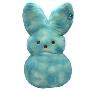 Peeps Giant 36" Bunny Plush Blue Tie Dye Easter Stuffed Animal Large Soft Toy